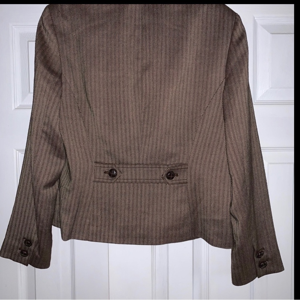 NWT, Judith Hart Brown Jacket, Size 12 Petite - Picture 4 of 5